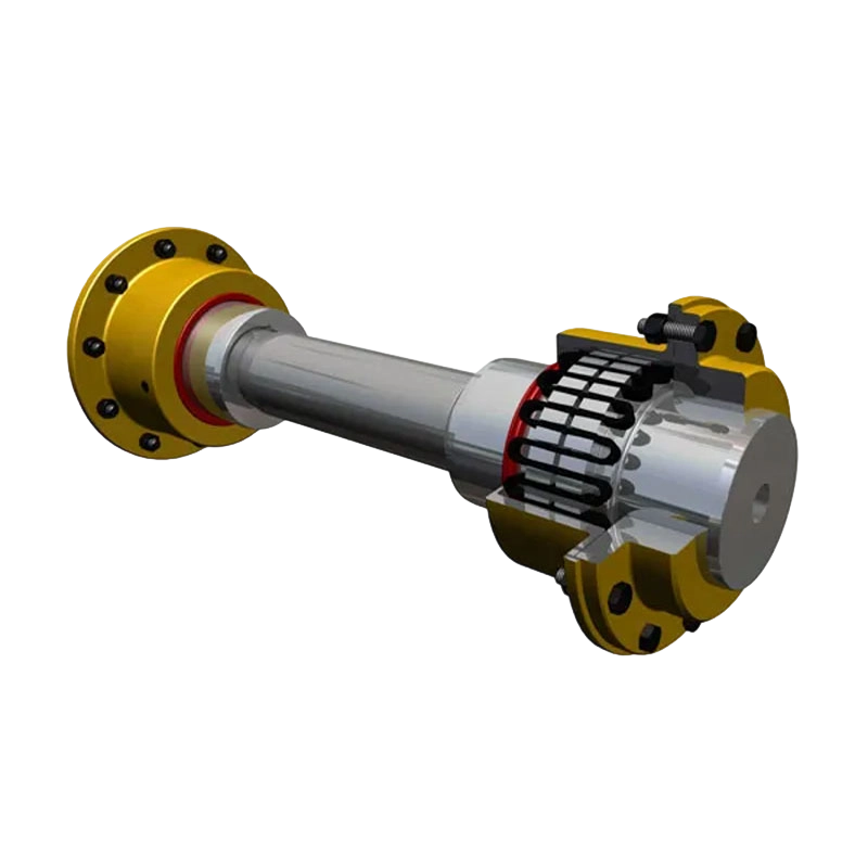 T50 snake spring coupling with connect shaft